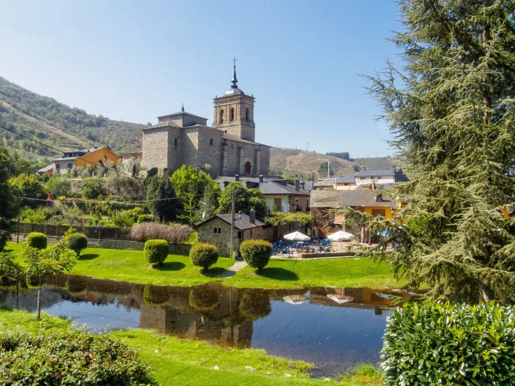 Playa fluvial de Molinaseca, en León