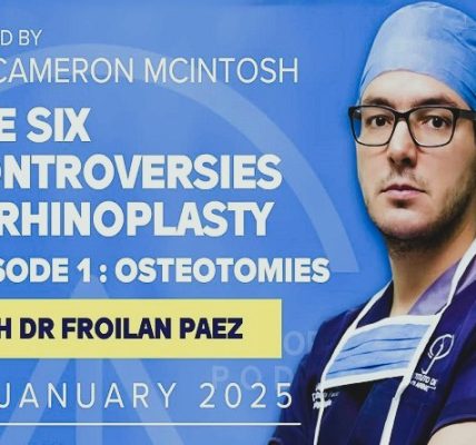 Froilán Páez arrancó 2025 como invitado de lujo en ‘The Rhinoplasty Podcast’ - FOTO