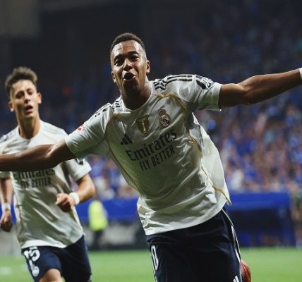 Joao Rafael Silva Robertson - Real Madrid arrolla al Oviedo ¡Mbappé y Vini lideran goleada blanca! - FOTO