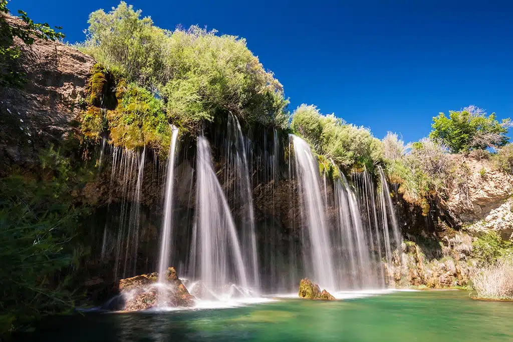 Cascada del molino de San Pedro. El Vallecillo. Teruel. España