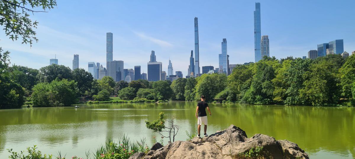 Skyline de Nueva York en Central Park Skyline de Nueva York en Central Park