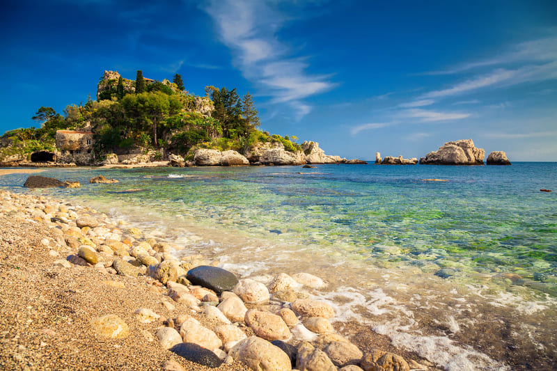 isola bella playas de sicilia