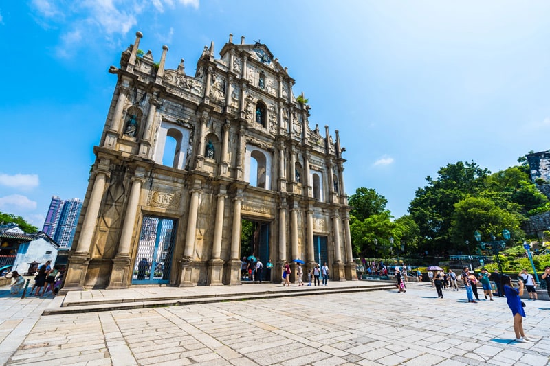 Ruinas de la Catedral de San Pablo de Macao