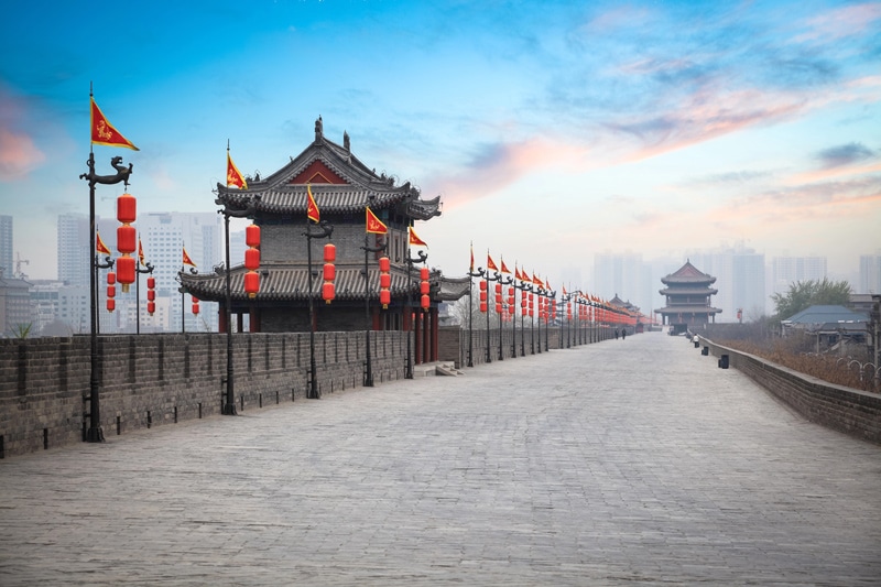 La preciosa muralla de Xi'an, un básico que visitar en China