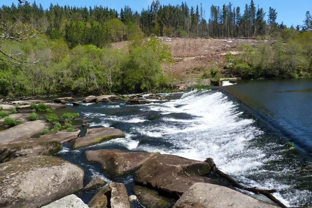 Salto del Piago. Cortesía del concejo de Outeiro de Rei.