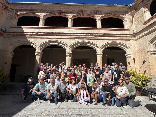 Participantes en las I Jornadas de los viajes de autor El rincón de Sele y X-Plore celebrado en Segovia el 7 de septiembre de 2024