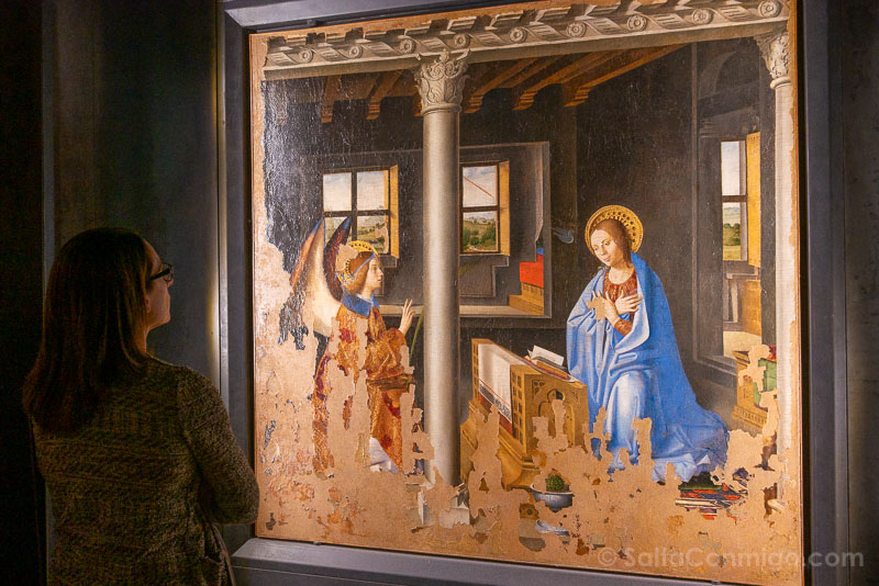 Ruta Por Ortigia Siracusa Sicilia Palazzo Bellomo Anunciacion Antonello da Messina