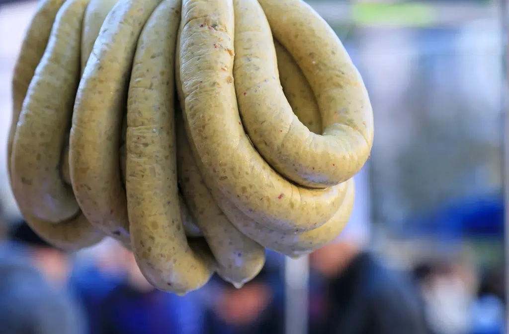 Mondeju, embutido típico de la comarca del Goierri de Gipuzkoa. Por txakel