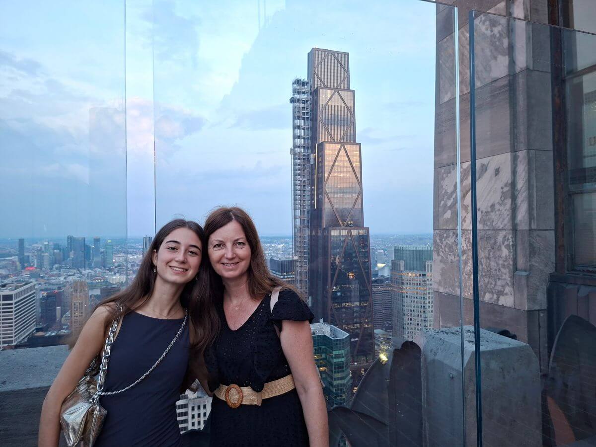 Primeras fotos en el Top of the Rock