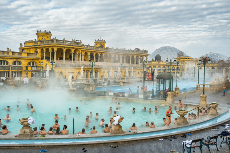 Baños Széchenyi, Budapest 2 días