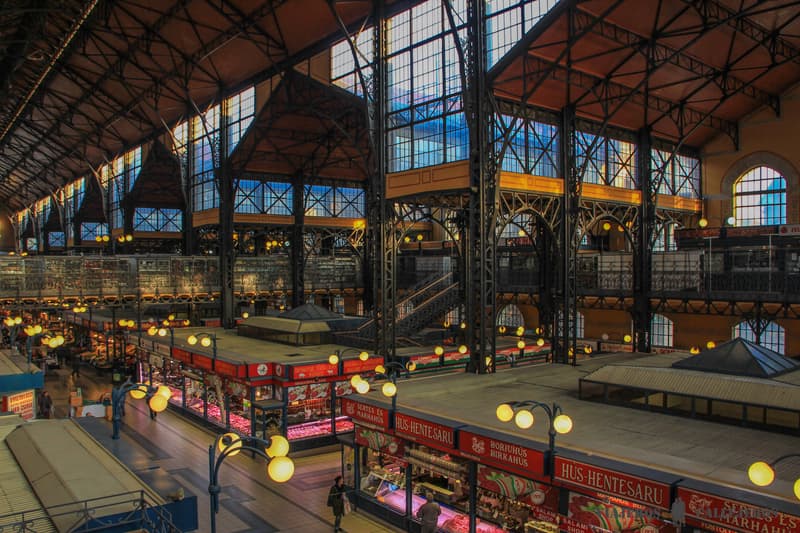 Mercado Central en la ruta por Budapest en 2 días