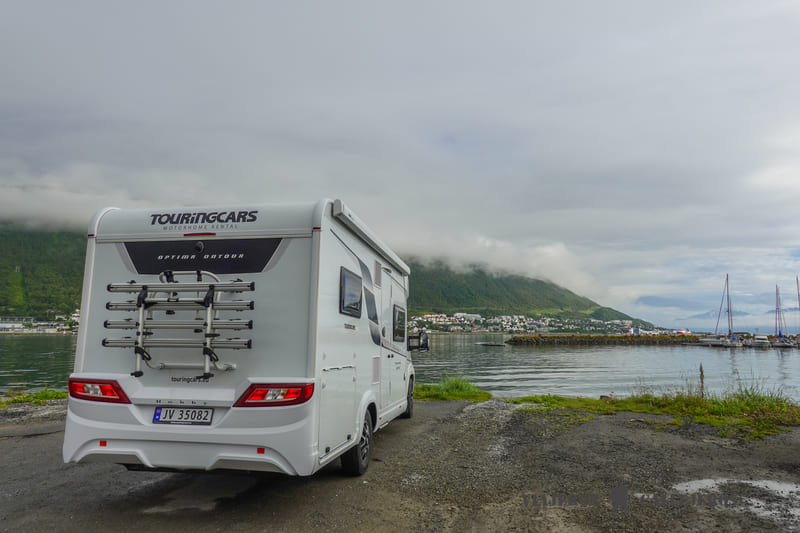 Parking autocaravanas de Tromso