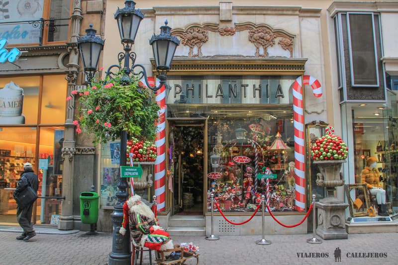 Philanthia en Vaci Utca en Budapest