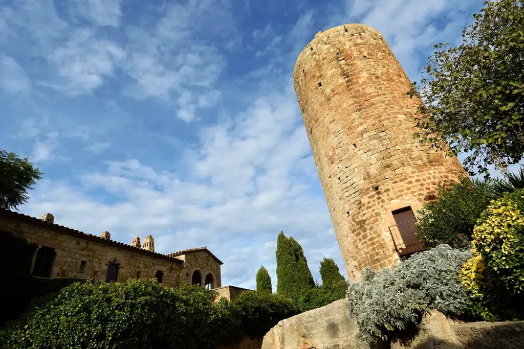 Torre de las Horas, en Pals (Girona).