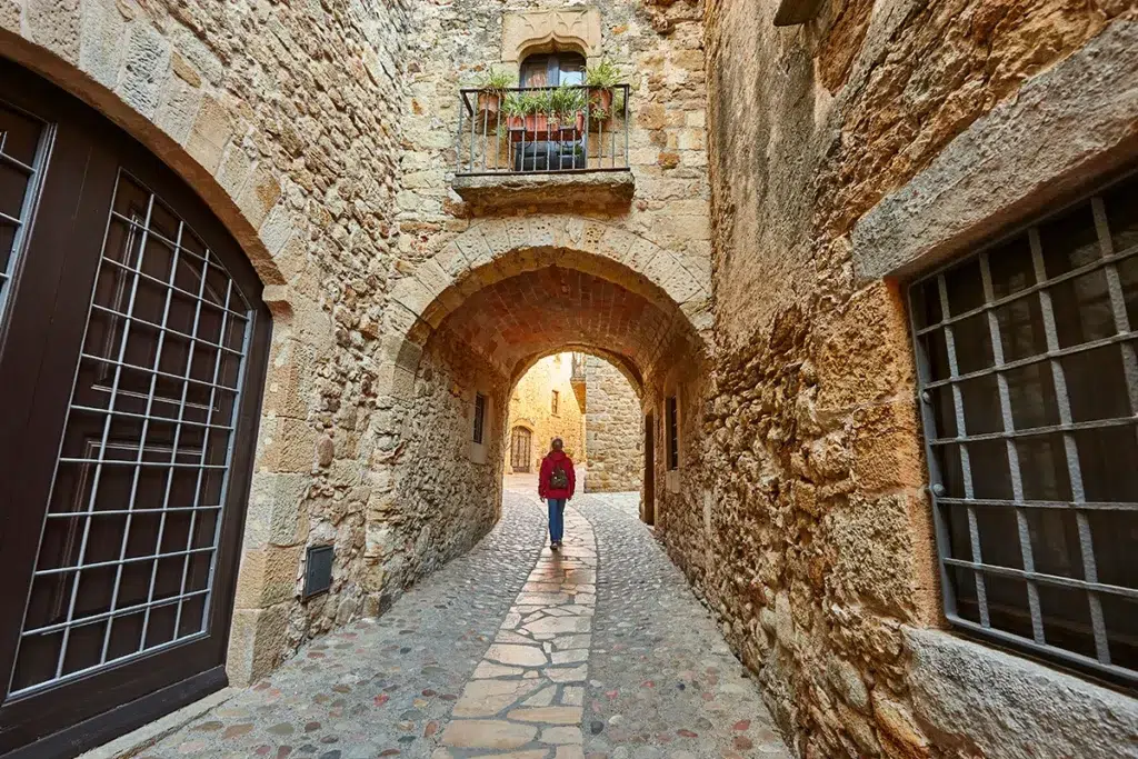 Núcleo medieval de Pals (Girona).