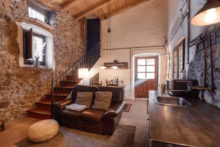 Casa rural Mas Can Ferrer, en Arbúcies (Girona).