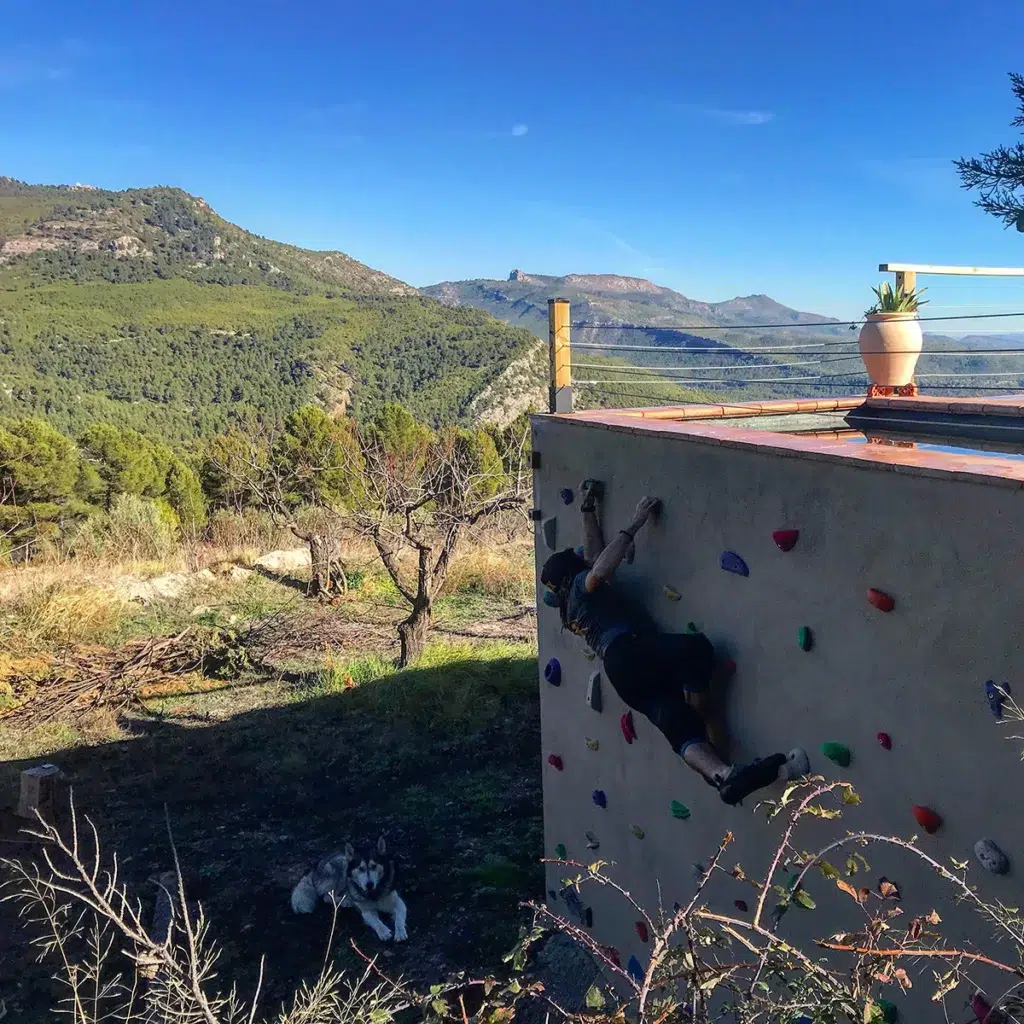 Casas rurales con rocódromo infantil: Ecofinca Cortijo Los Gorros, en Moratalla (Murcia).