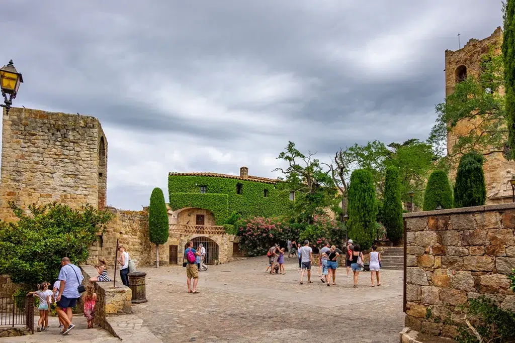 Núcleo antiguo de Pals (Girona).