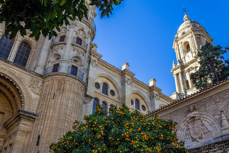 Que Ver en Malaga en un dia Catedral Manquita Naranjos