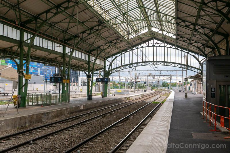 Ruta Tren Occitania Francia Perpignan Estacion