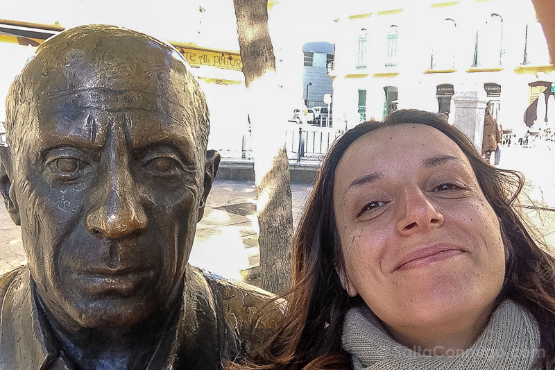 Que Hacer en Malaga en un dia Selfie Picasso