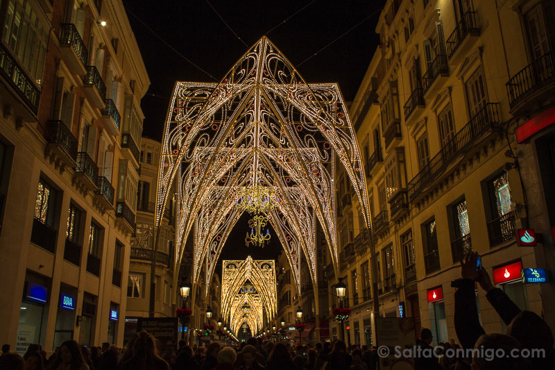 Que Ver en Malaga en un dia Calle Larios Iluminacion Navidad