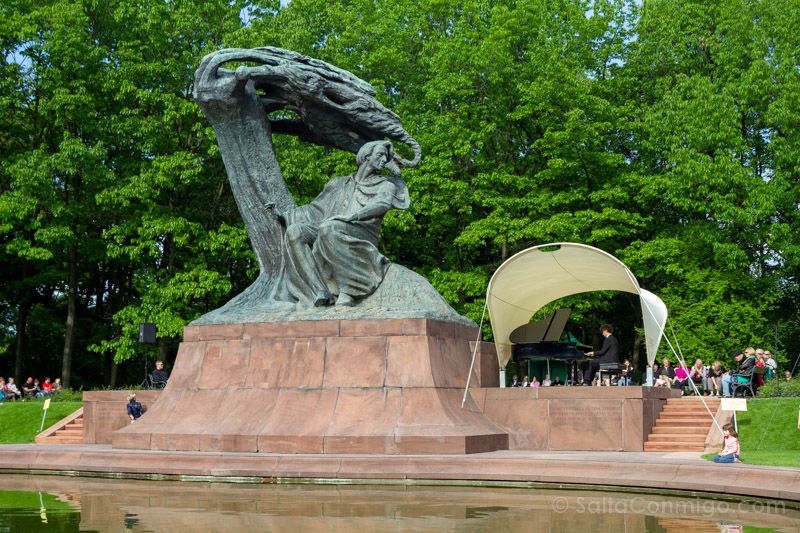 Que Ver En Varsovia Parque Real Lazienki Monumento Chopin Concierto