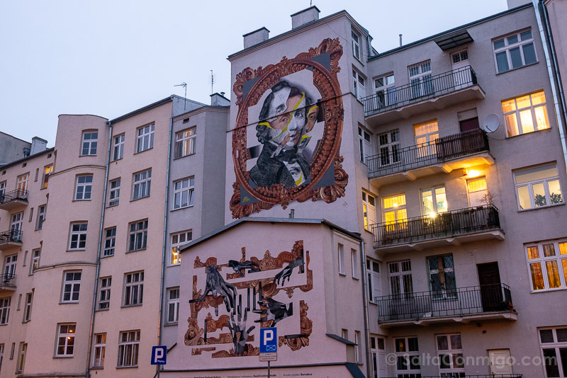 Varsovia de Chopin Polonia Mural Chopin Forever Young