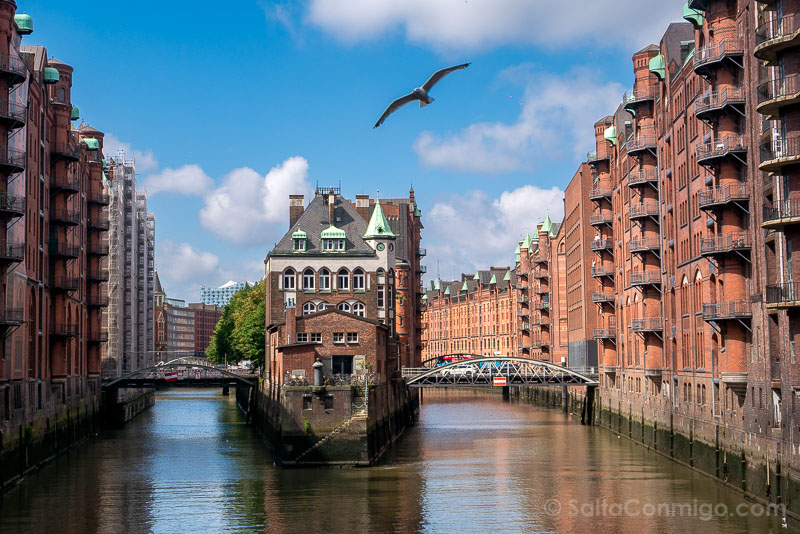 Que Ver en Hamburgo Speicherstadt Puente Poggenmuhlen