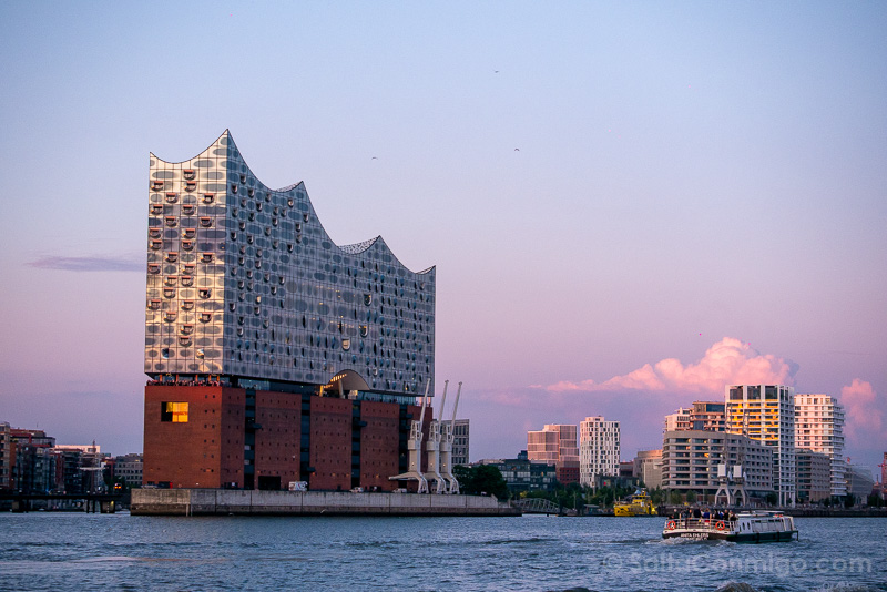 Que Ver en Hamburgo Filarmonica Atardecer Otro Lado