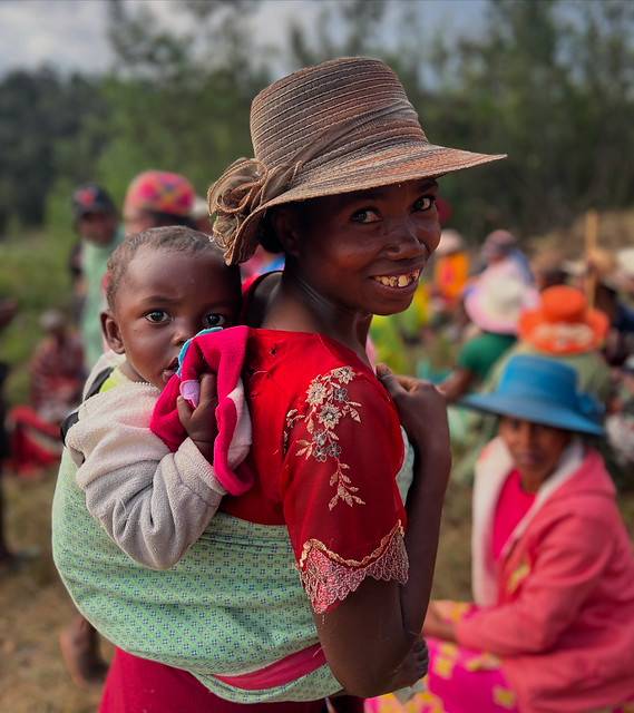 Mujer betsileo en Madagascar