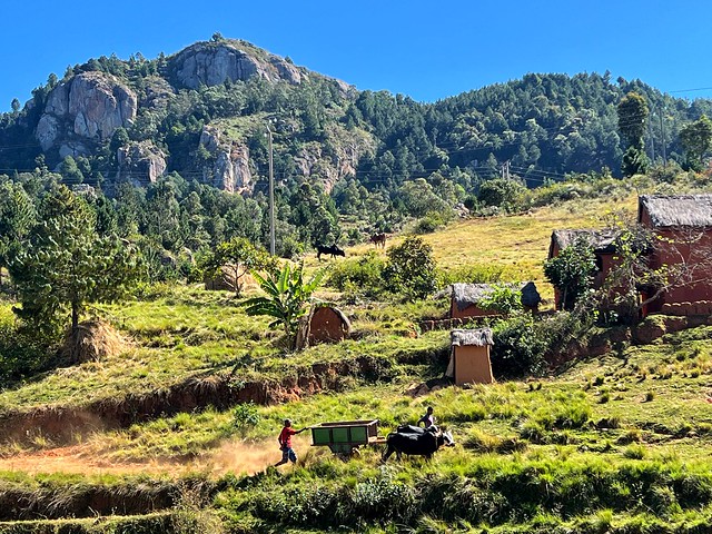 Escena rural en Madagascar