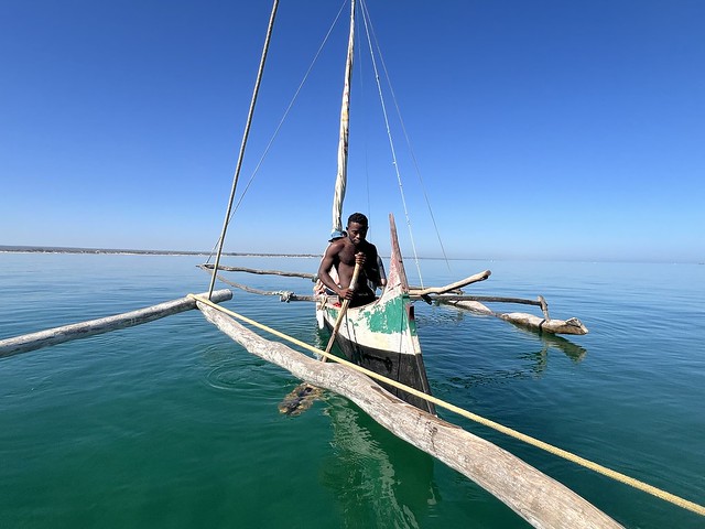 Pirogas en Ifaty (Madagascar)