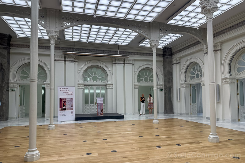 Banco de Espana Cibeles Visitas Salon Cobradores
