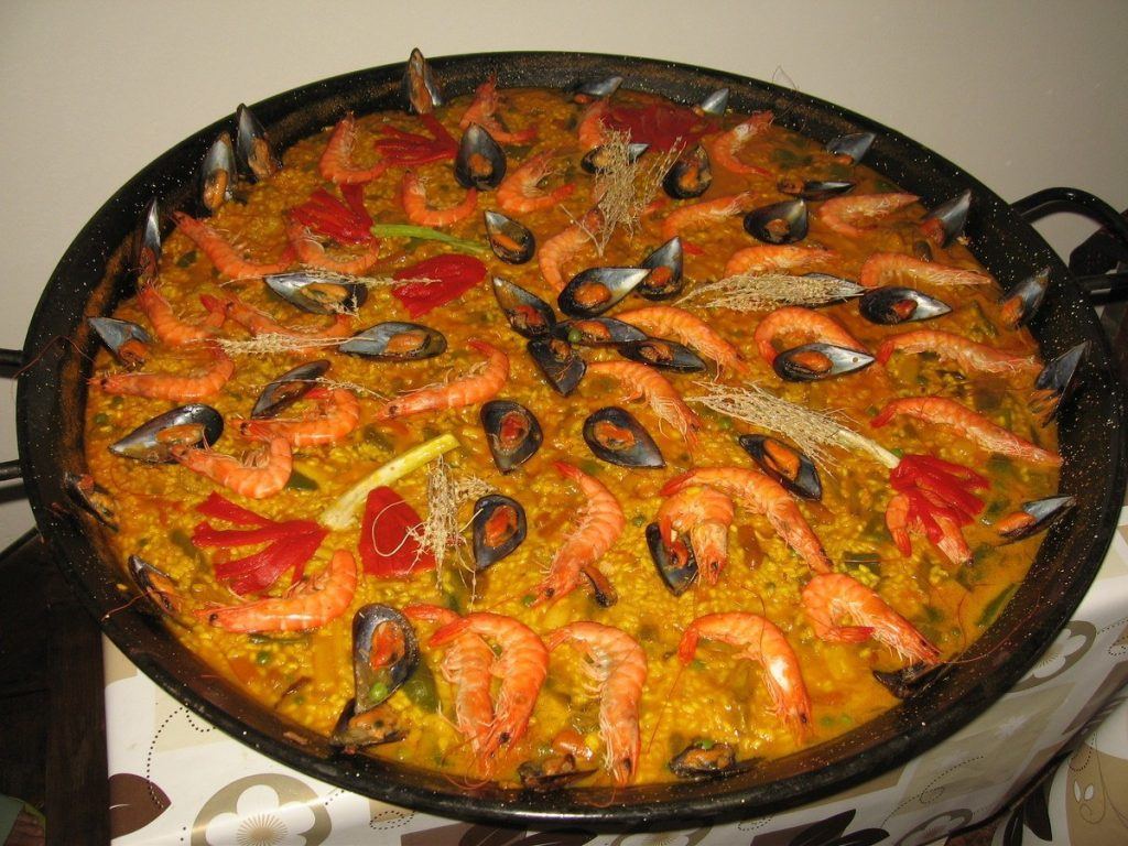 paella en el sueño de lucrecia