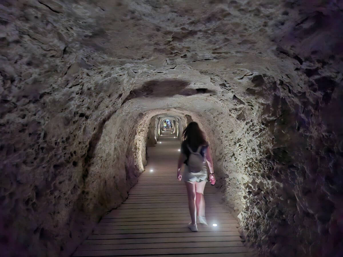 Túnel de acceso al Caminito del Rey Túnel de acceso al Caminito del Rey