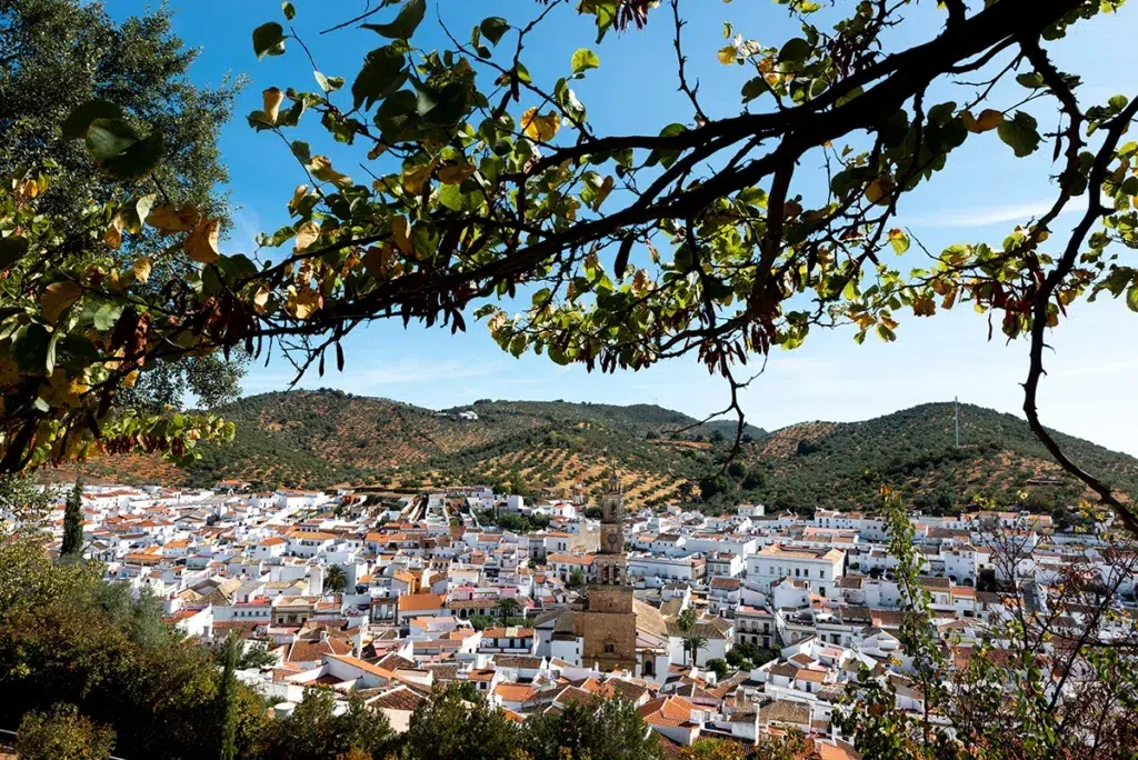 Vista de Constantina, en la Sierra Norte de Sevilla.