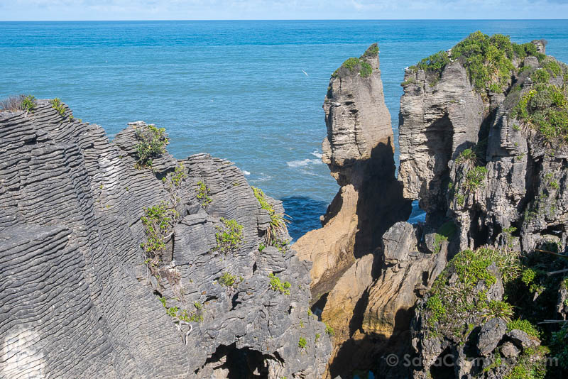 Pancake Rocks Nueva Zelanda Formas