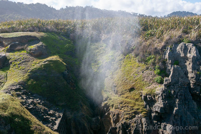 Pancake Rocks Nueva Zelanda Blowhole