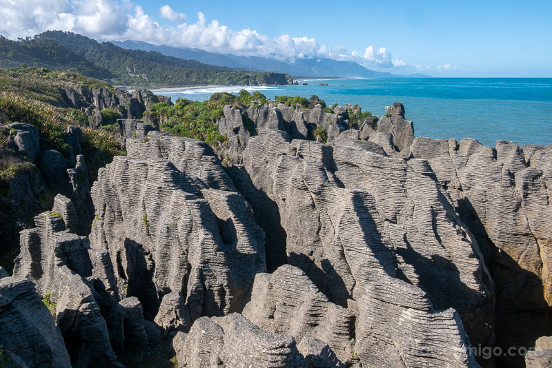 Pancake Rocks Nueva Zelanda Capas