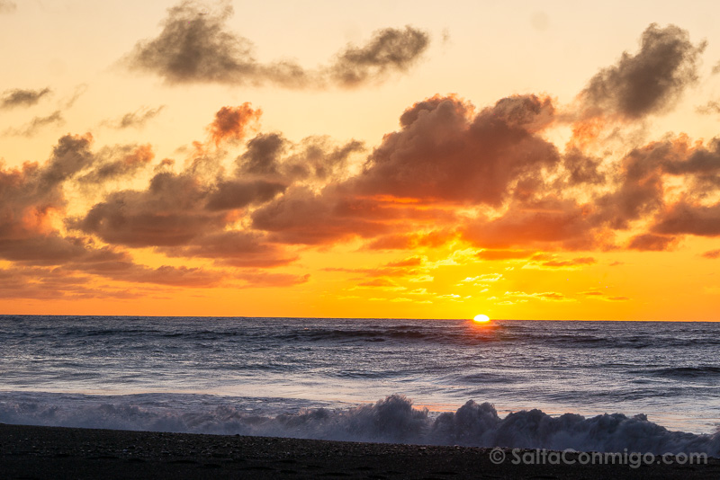 Pancake Rocks Nueva Zelanda Punakaiki Beach Atardecer