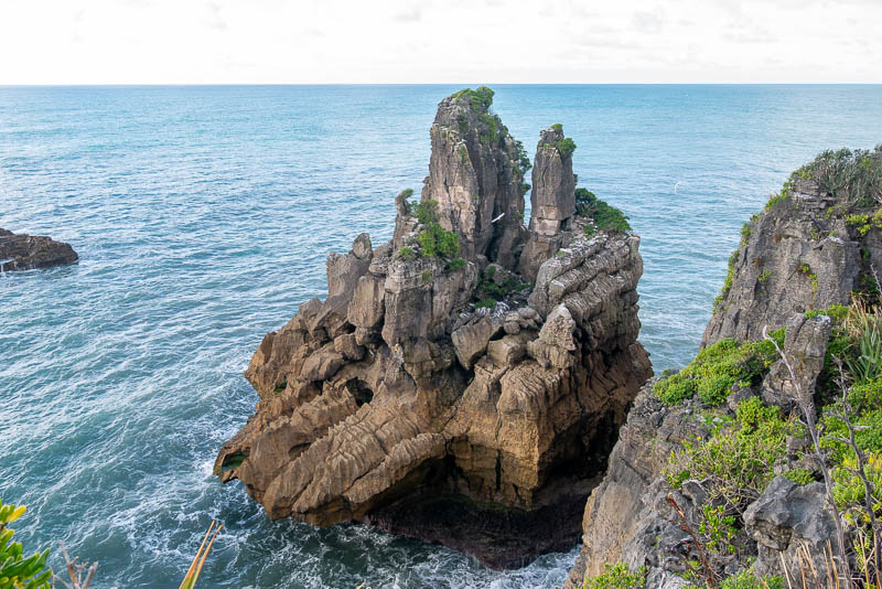 Pancake Rocks Nueva Zelanda Islote