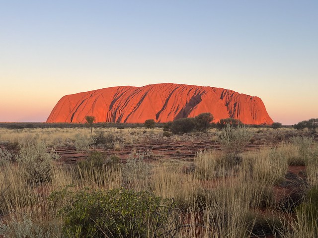 Atardecer en Uluru (Australia)