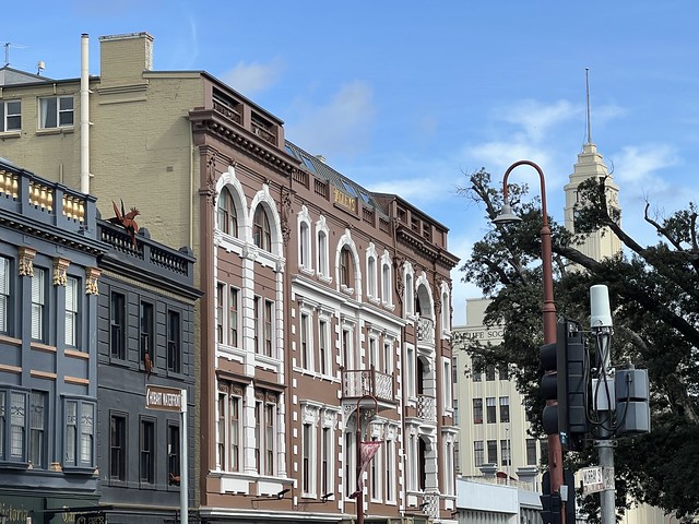 Edificios coloniales británicos en el centro histórico de Hobart, capital de la isla de Tasmania