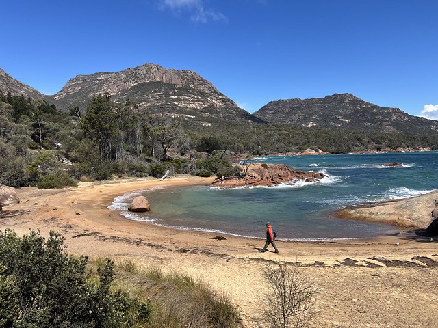 Honeymoon's Bay en Freycinet National Park (Tasmania)