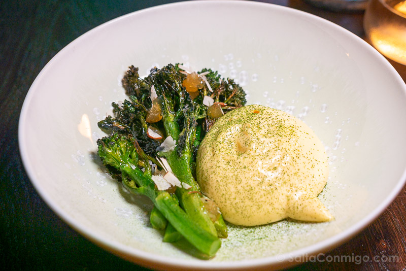 Donde Comer en Berlin Lovis Restaurant Brocoli Asado