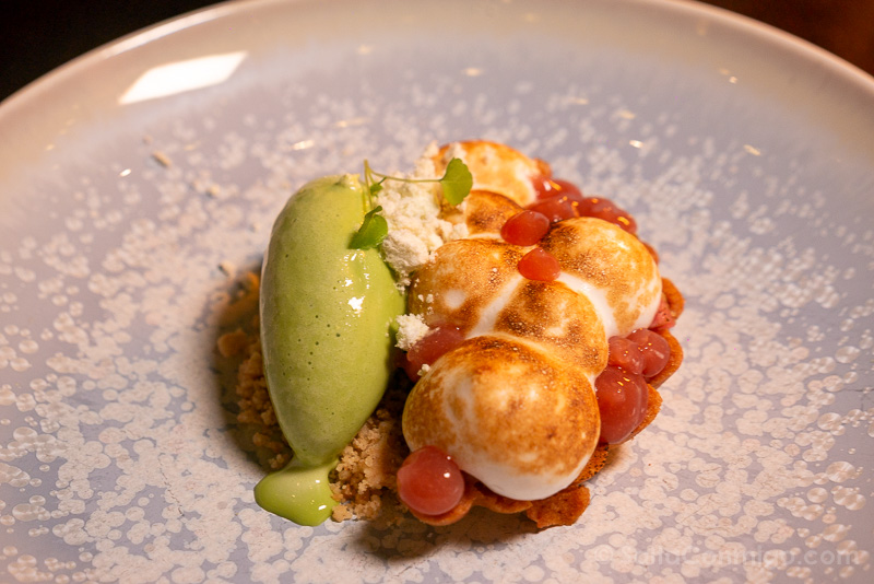 Comer en Berlin Lovis Restaurant Tartaleta Arandanos