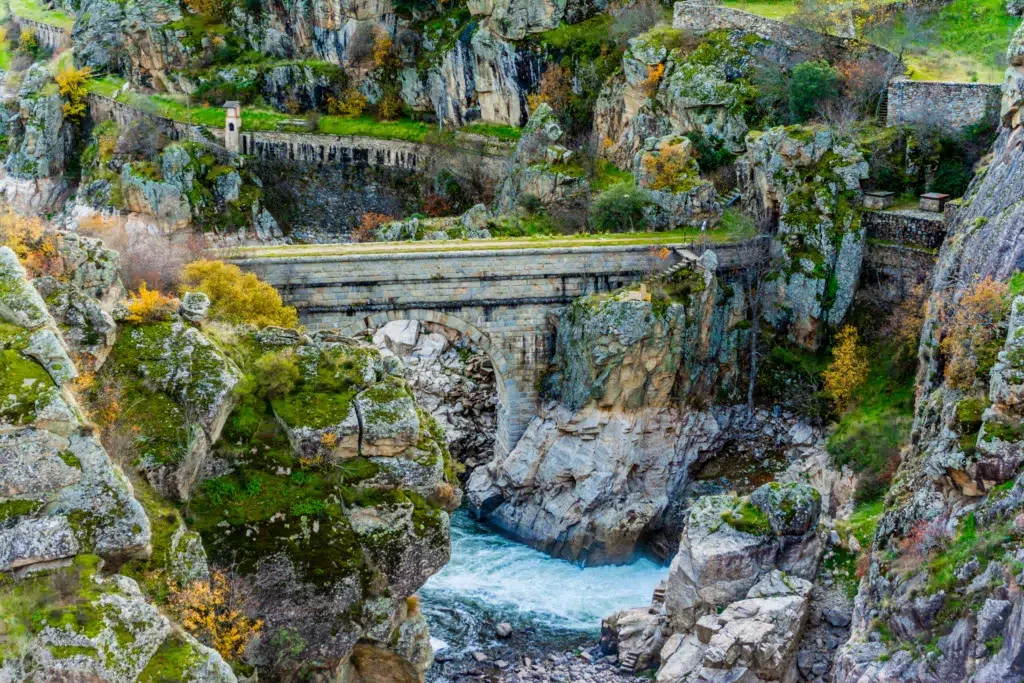 Cañón del río Lozoya, en la Sierra Norte de Madrid