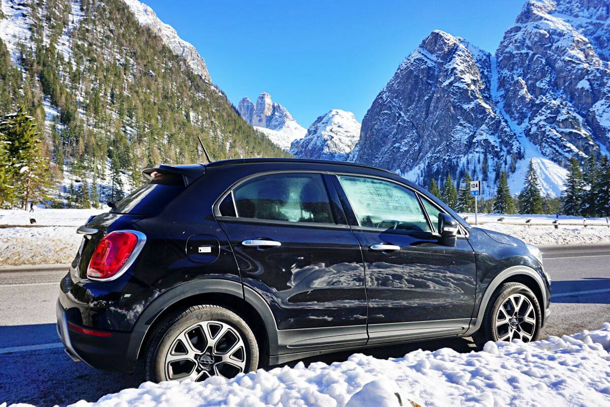 Alquilar un coche en los Dolomitas