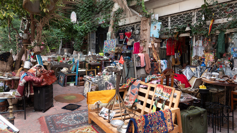 Tienda de antigüedades en Çukurcuma